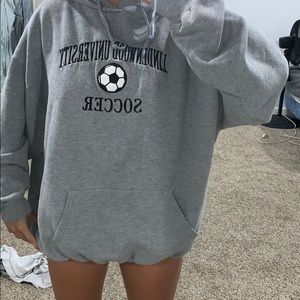 Oversized Lindenwood University hoodie
